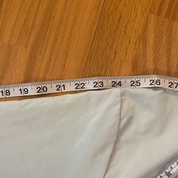 Vintage Nike Cinched Waist Light Blue Windbreaker Jacket with Hood Medium - Picture 13 of 14